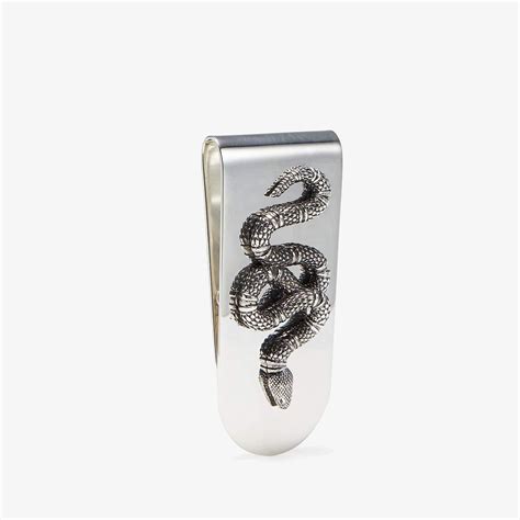 gucci snake money clip